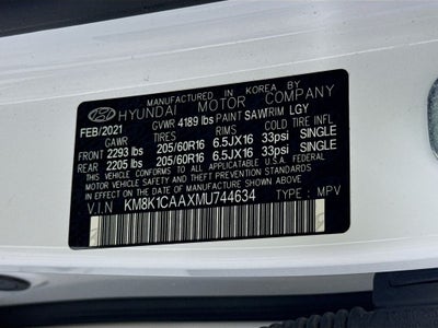 2021 Hyundai Kona SE