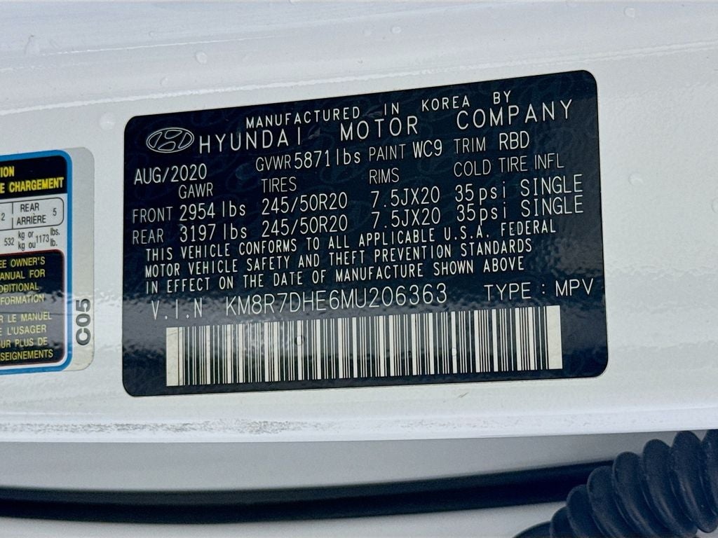 2021 Hyundai Palisade Calligraphy