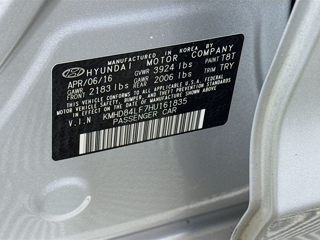 2017 Hyundai Elantra Limited