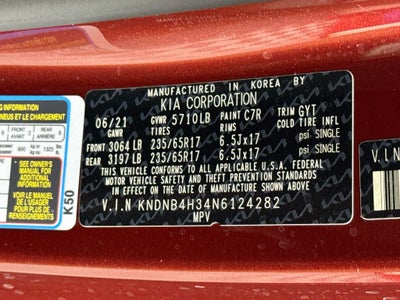 2022 Kia Carnival MPV LXS