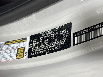2024 Kia Carnival MPV SX Prestige Seat Package