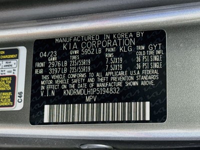 2023 Kia Sorento Plug-In Hybrid SX Prestige AWD