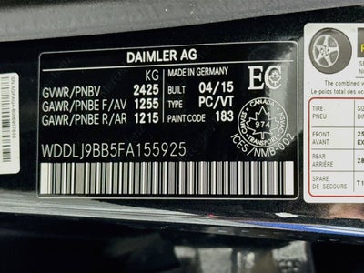 2015 Mercedes-Benz CLS CLS 550 4MATIC®
