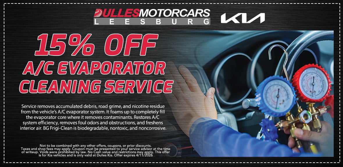 15% Off A/C Evaporator Cleaning Service
