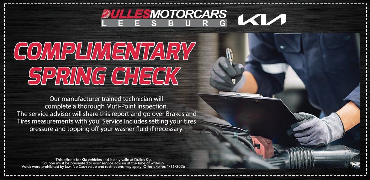 Complimentary Spring Check