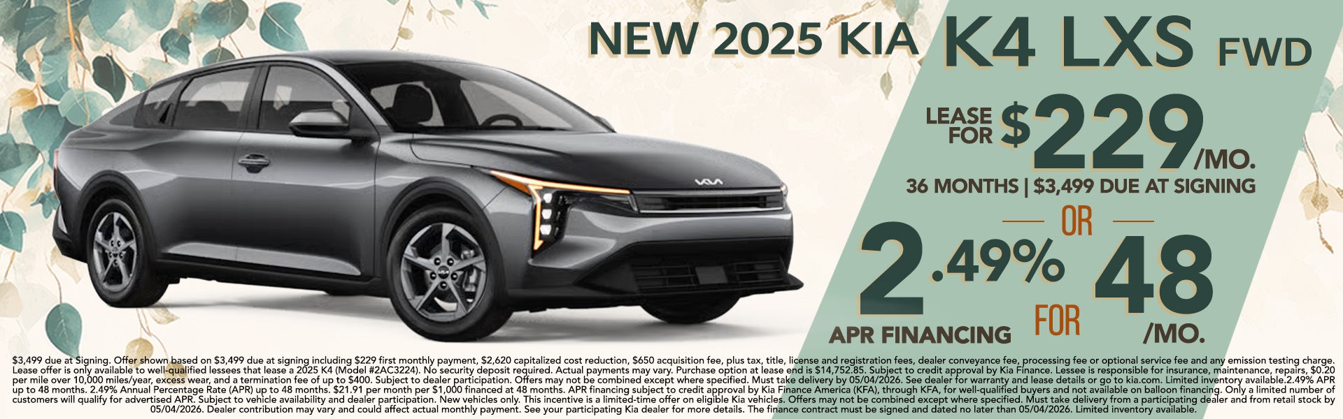 2025 Kia K4
